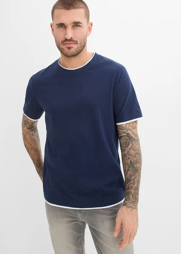 Slub T-skjorte, bonprix
