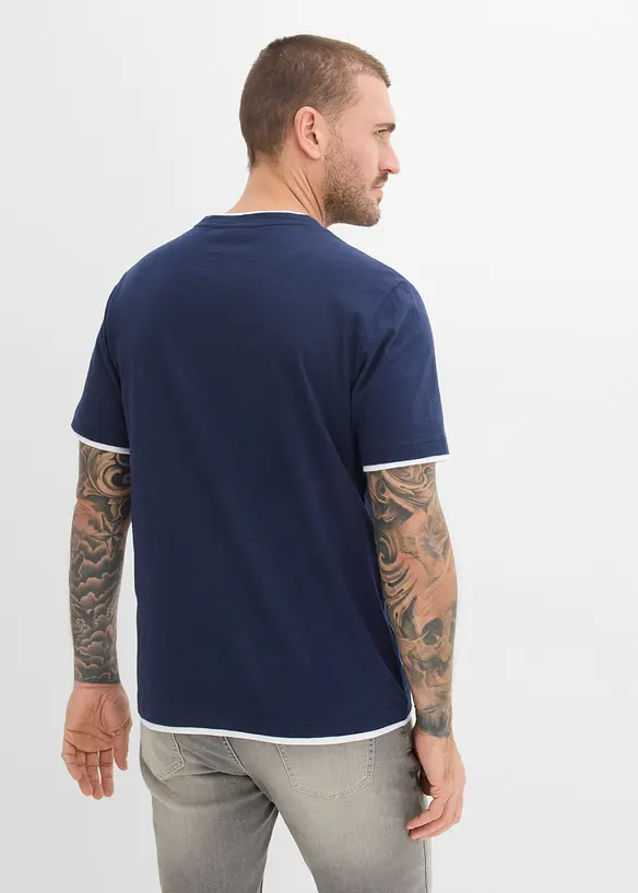Slub T-skjorte, bonprix