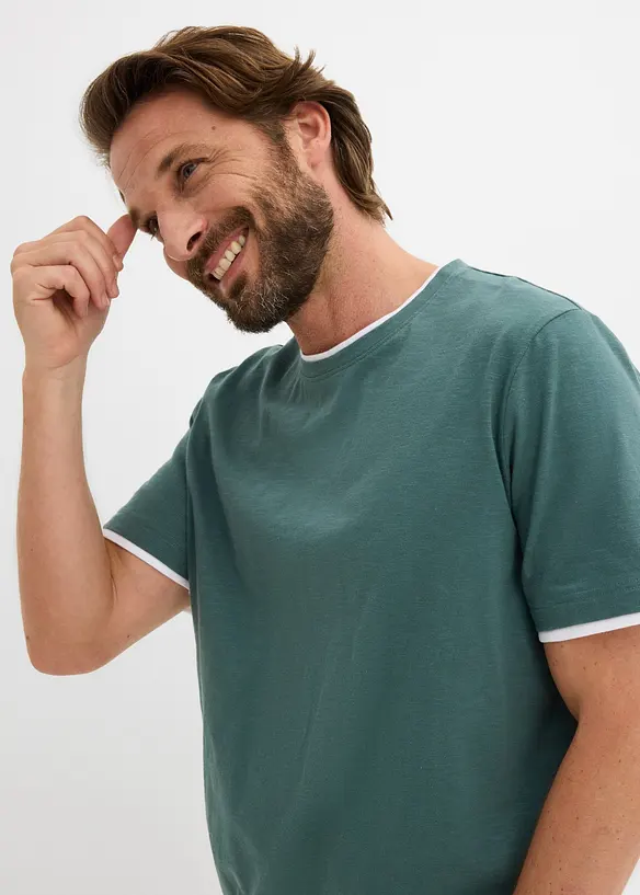 Slub T-skjorte, bonprix