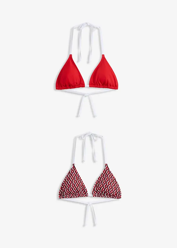 Triangel-bikinioverdel (2-pack), bonprix