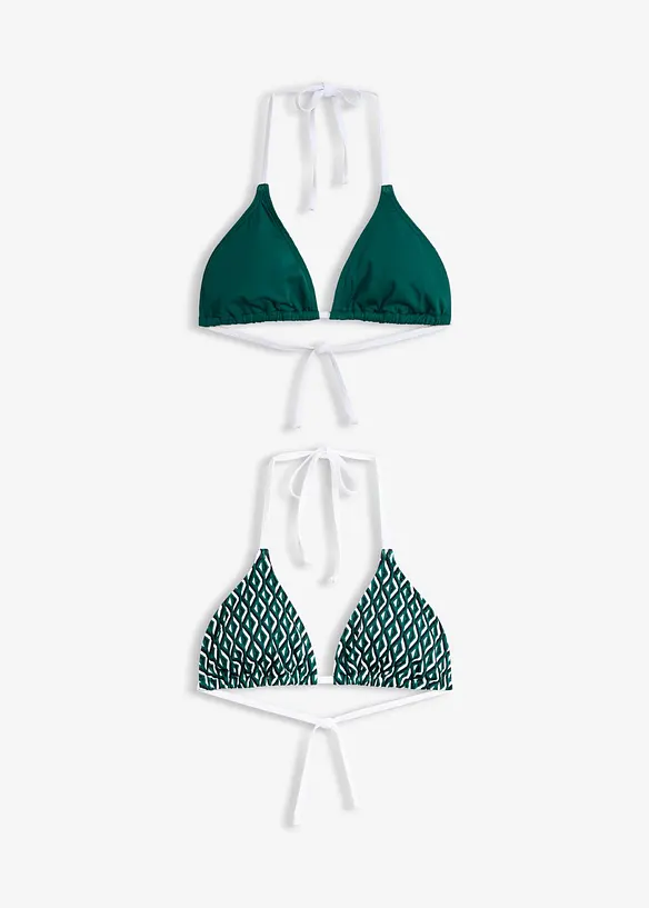 Triangel-bikinioverdel (2-pack), bonprix