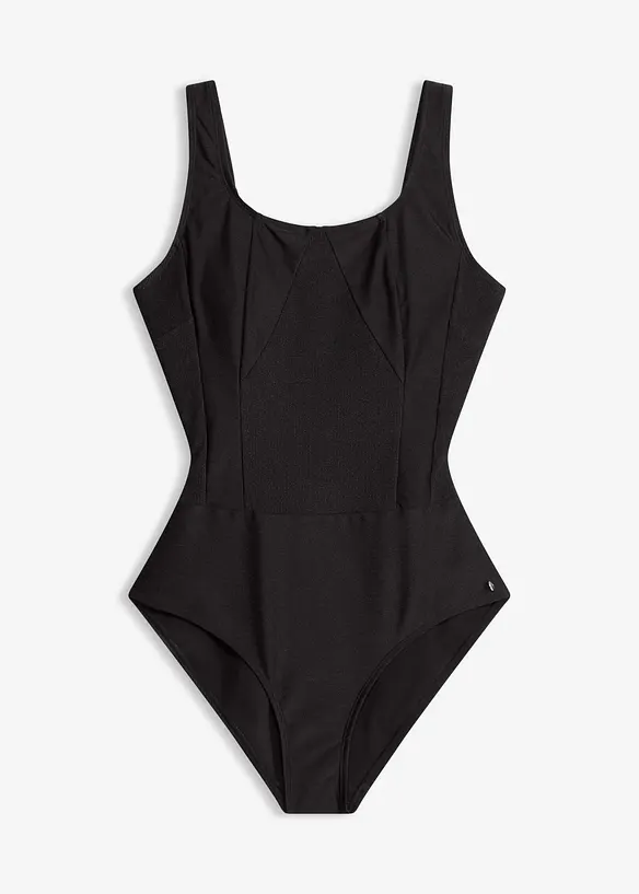 Medium shape-badedrakt av materiale med glans, bonprix