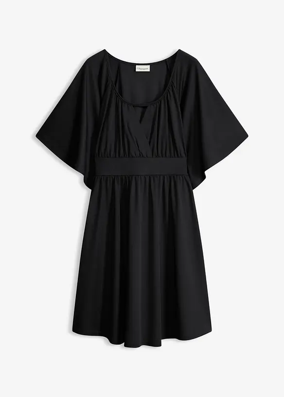 Minikjole med dyp utringning, bonprix