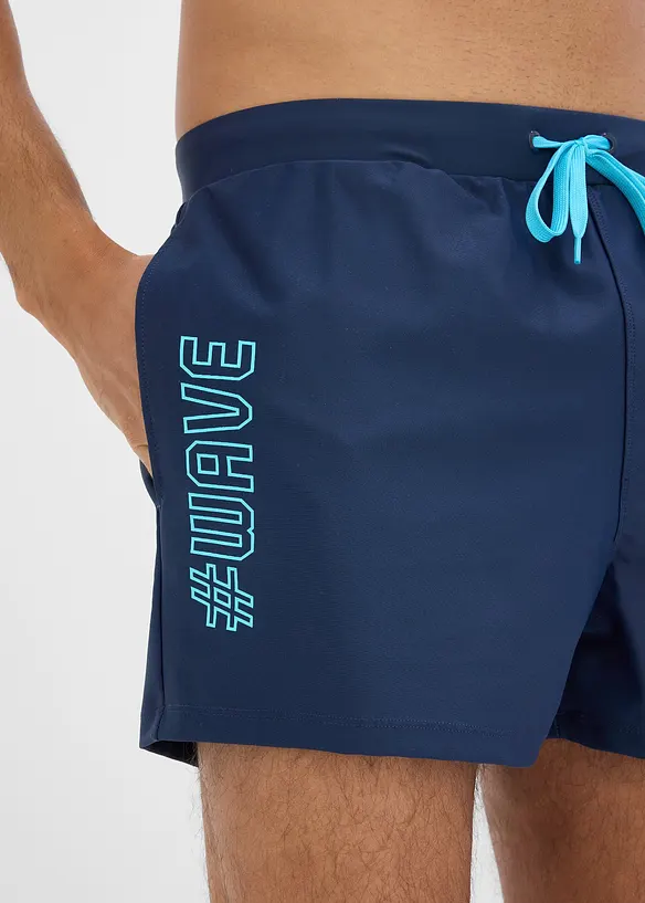 Badeshorts av elastisk materiale, bonprix