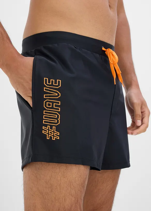 Badeshorts av elastisk materiale, bonprix