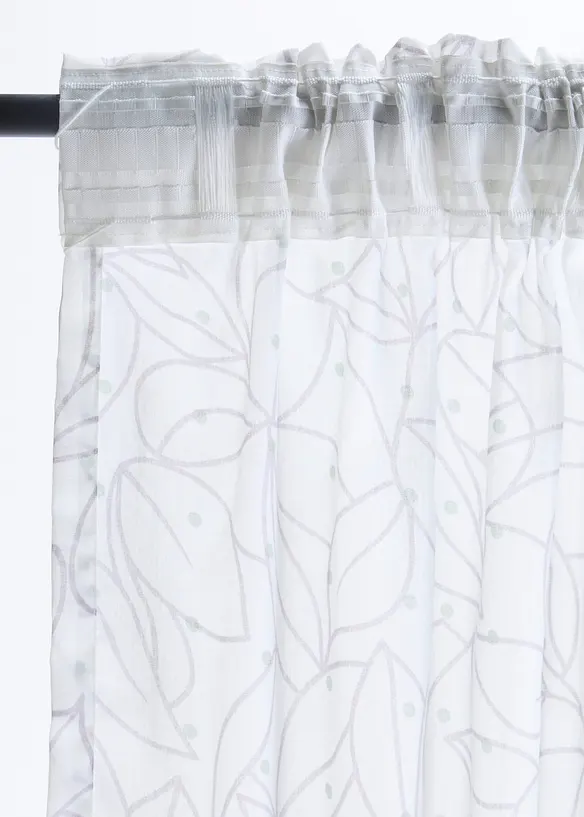 Gardin av b&aelig;rekraftig polyester (2-pack), bonprix