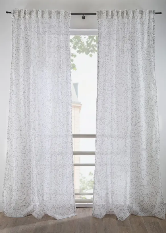 Gardin av b&aelig;rekraftig polyester (2-pack), bonprix