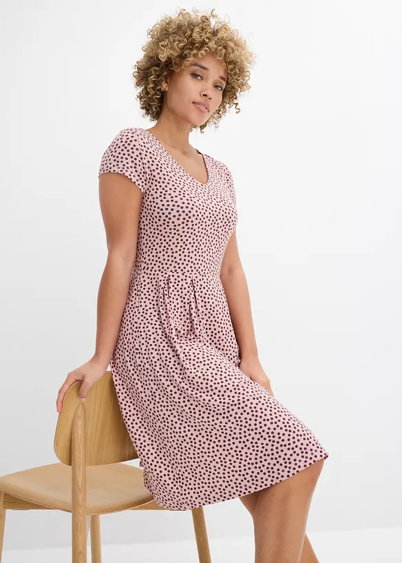 Jerseykjole i viskoseblanding, bonprix