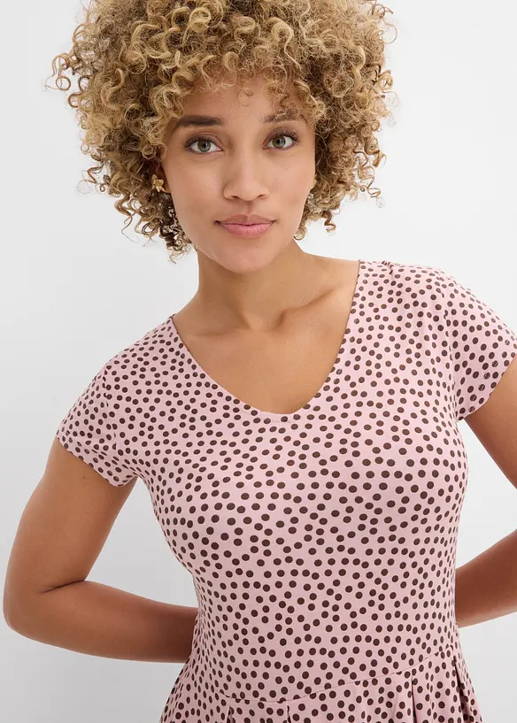 Jerseykjole i viskoseblanding, bonprix