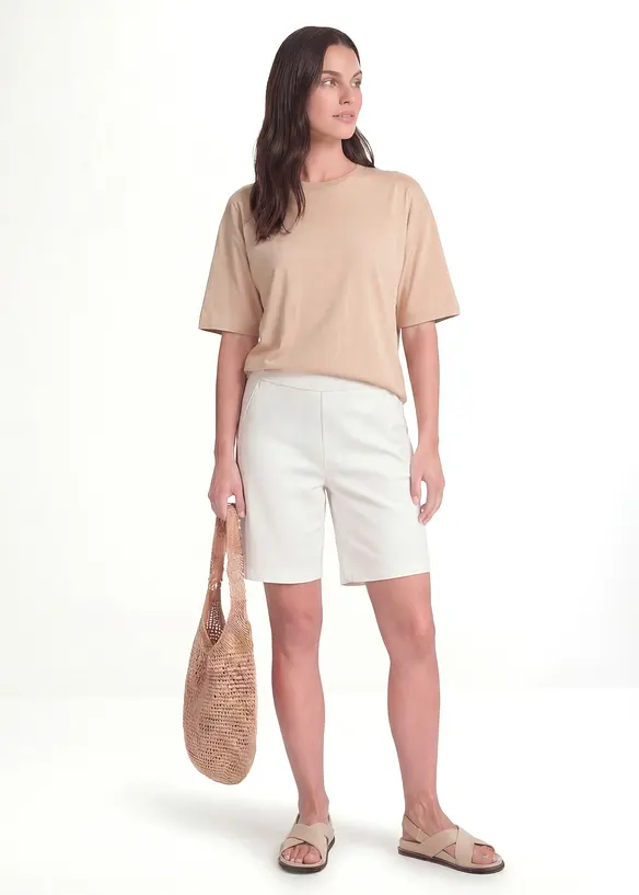 Bermudashorts i bomullsblanding, bonprix