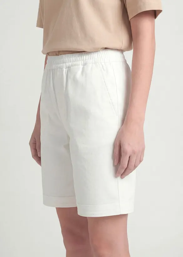 Bermudashorts i bomullsblanding, bonprix