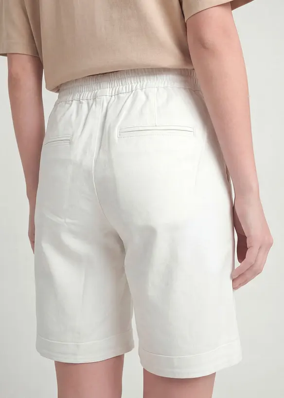 Bermudashorts i bomullsblanding, bonprix