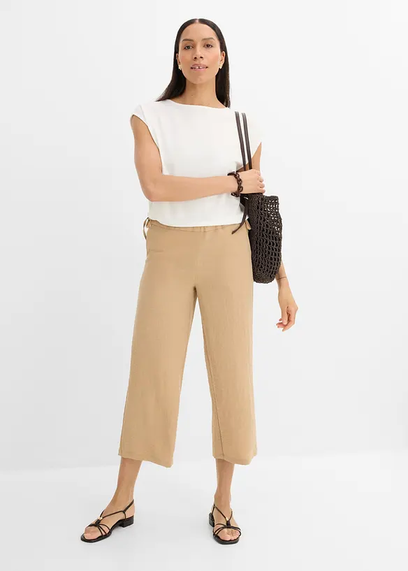 Oversized topp av myk viskosemiks, bonprix