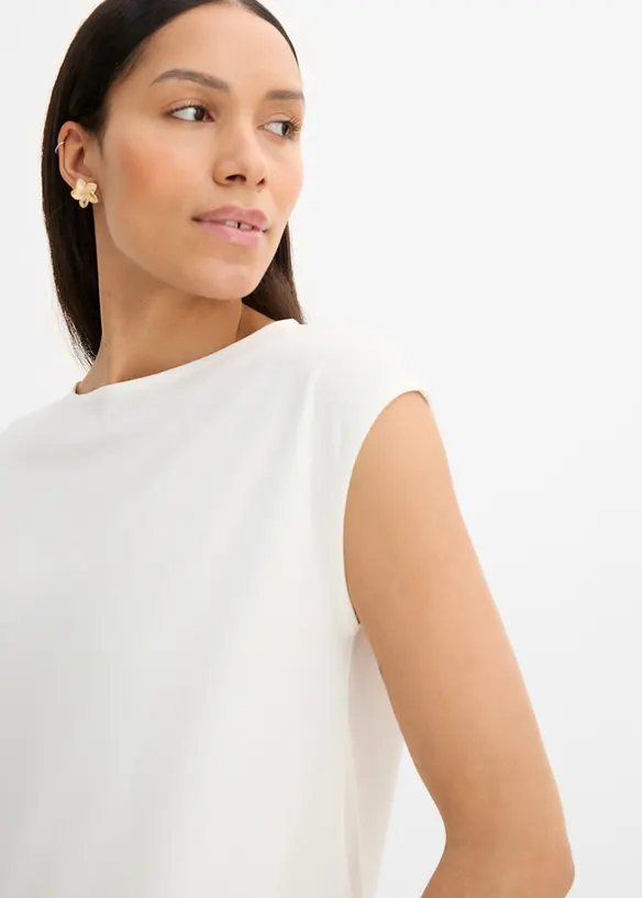 Oversized topp av myk viskosemiks, bonprix