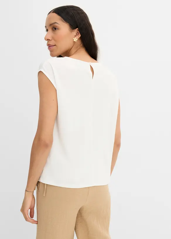 Oversized topp av myk viskosemiks, bonprix