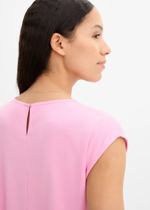 Oversized topp av myk viskosemiks, bonprix