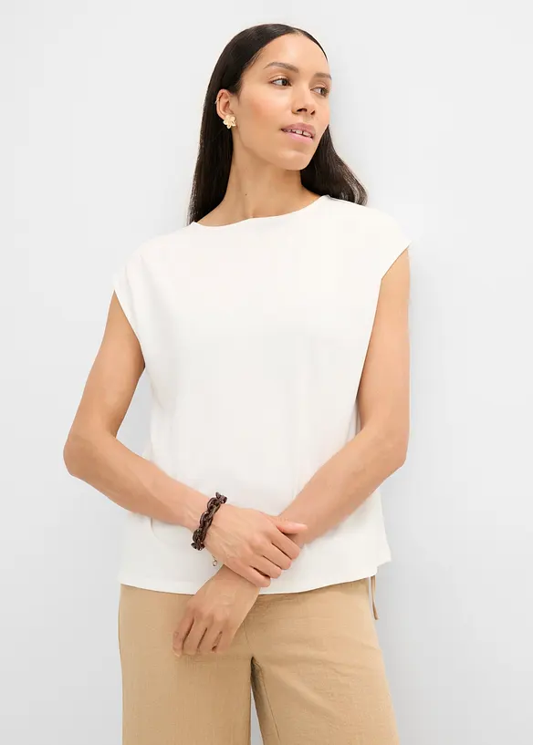Oversized topp av myk viskosemiks, bonprix