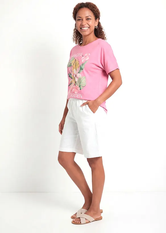Boxy topp av myk viskose, bonprix
