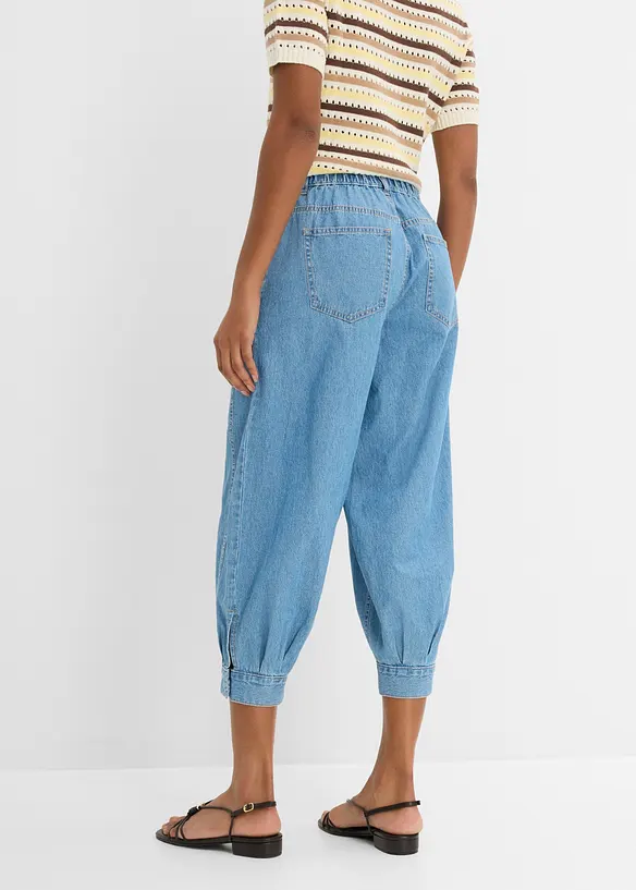 Ballongjeans Mid Waist, komfortlinning, bonprix