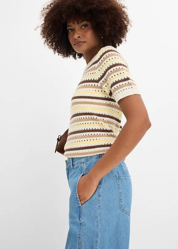 Ballongjeans Mid Waist, komfortlinning, bonprix