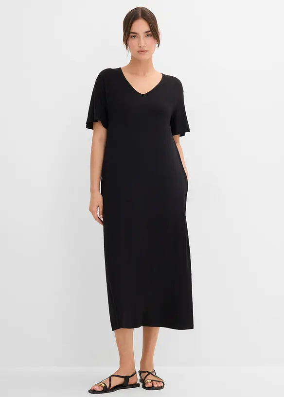 Jerseykjole i viskoseblanding, bonprix