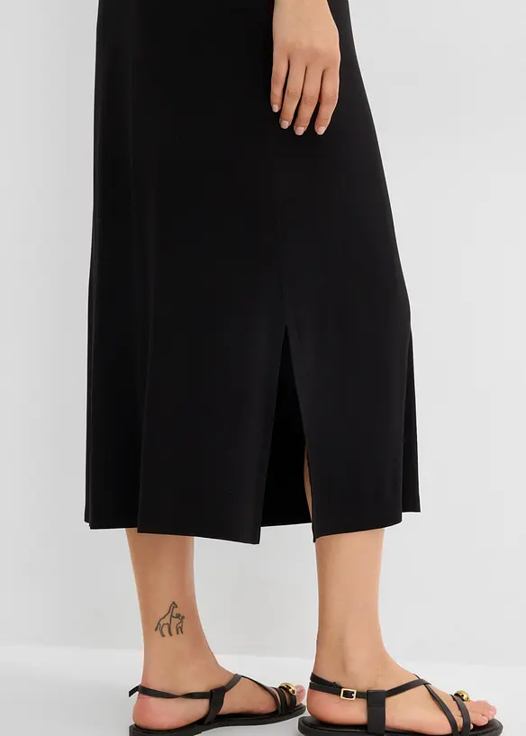 Jerseykjole i viskoseblanding, bonprix