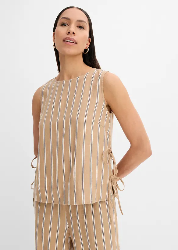 Stripete blusetopp, bonprix