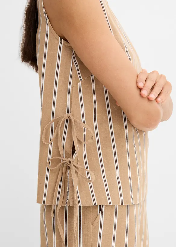 Stripete blusetopp, bonprix