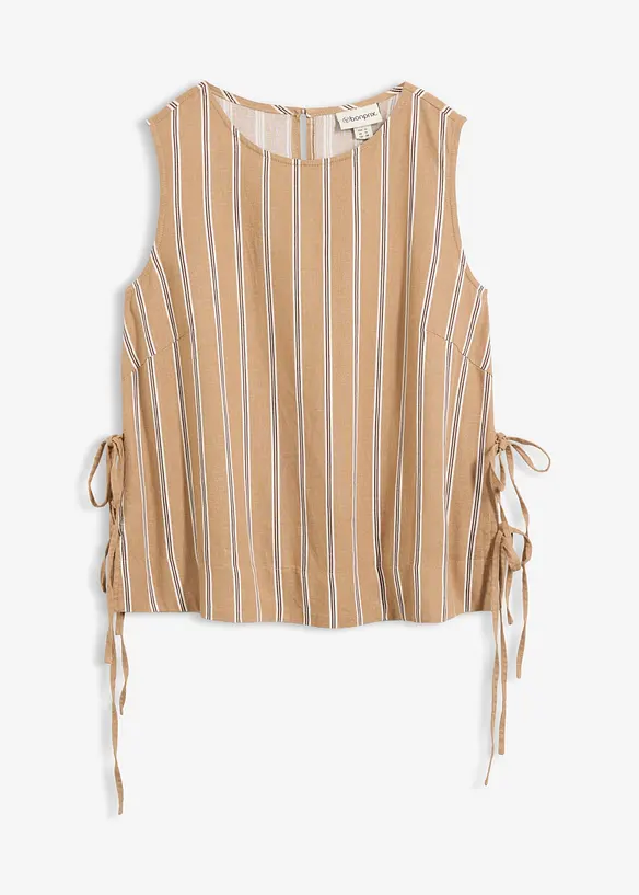 Stripete blusetopp, bonprix