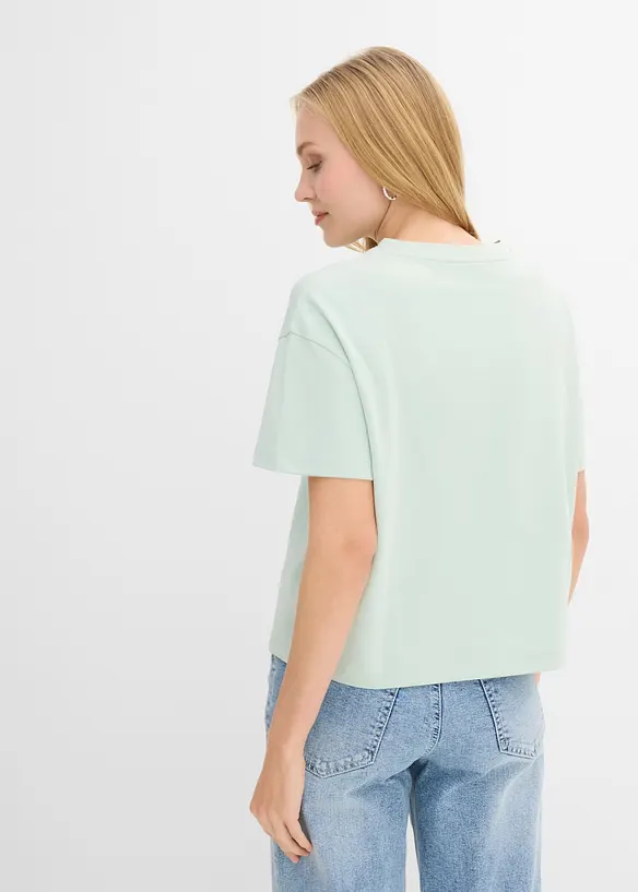 Vid T-skjorte i 100% &oslash;kologisk bomull, bonprix