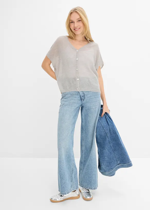 Kortermed, oversized cardigan, bonprix