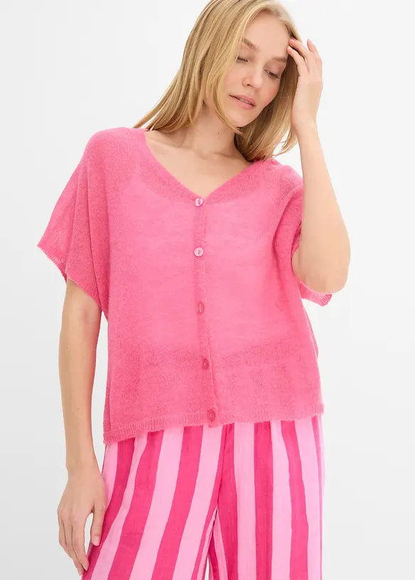 Kortermet, oversized cardigan, bonprix