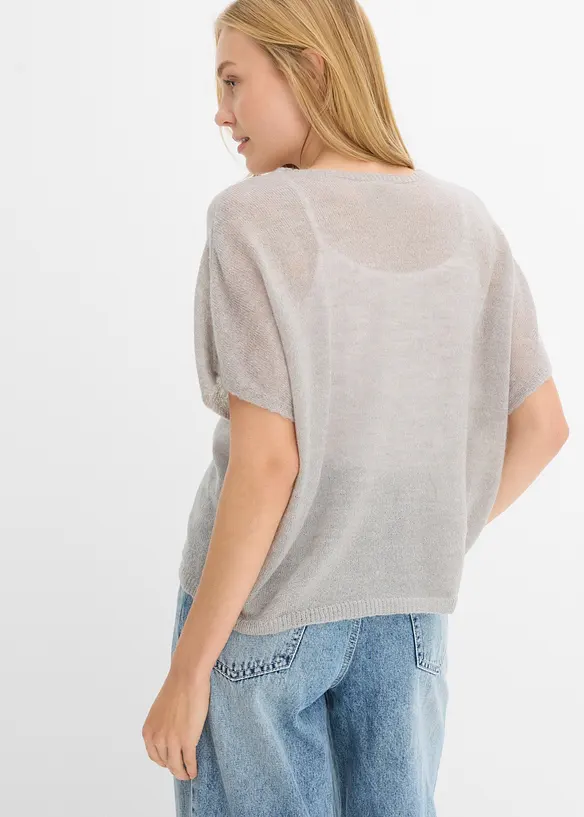 Kortermed, oversized cardigan, bonprix