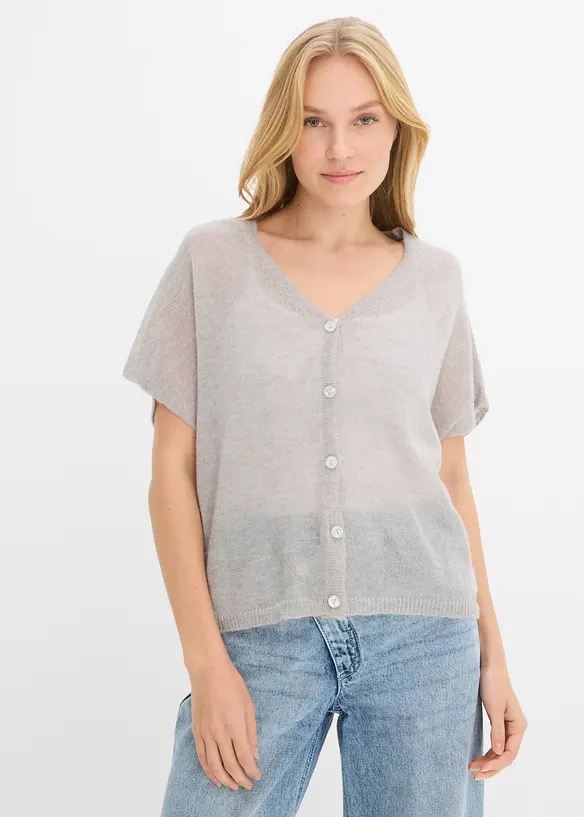 Kortermed, oversized cardigan, bonprix