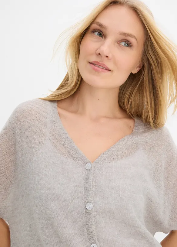Kortermed, oversized cardigan, bonprix