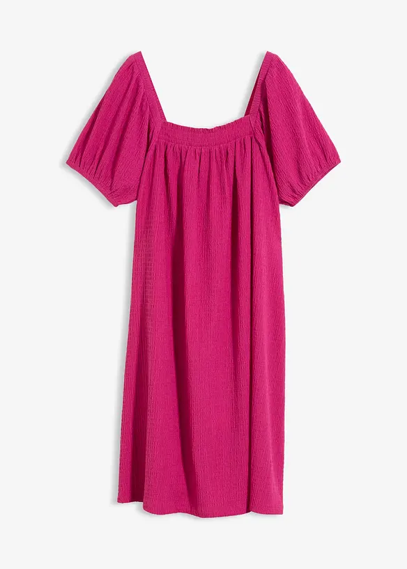 Jerseykjole i strukturert, kreppet materiale, bonprix