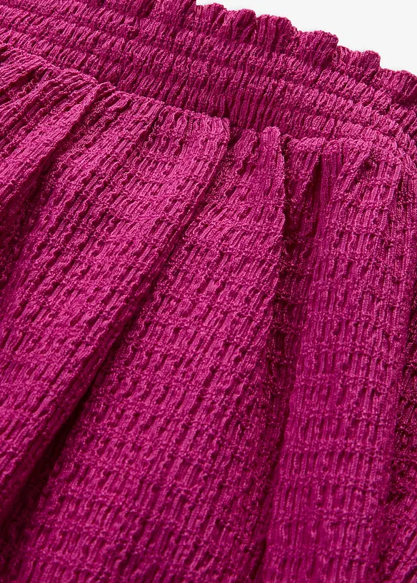 Jerseykjole i strukturert, kreppet materiale, bonprix