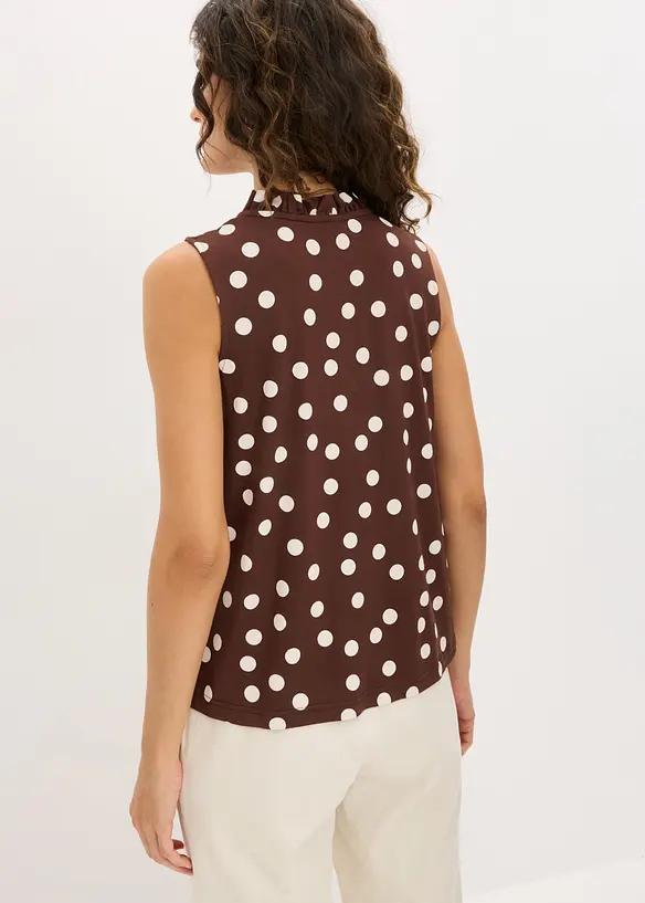 Jerseytopp i viskoseblanding, bonprix