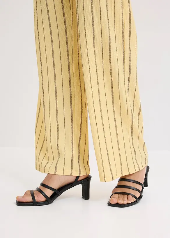 Slip on-bukse av strukturert jersey, bonprix