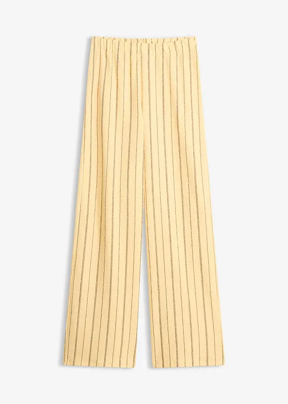 Slip on-bukse av strukturert jersey, bonprix