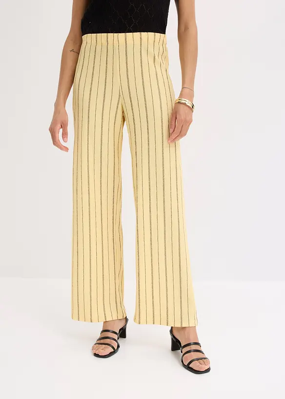 Slip on-bukse av strukturert jersey, bonprix