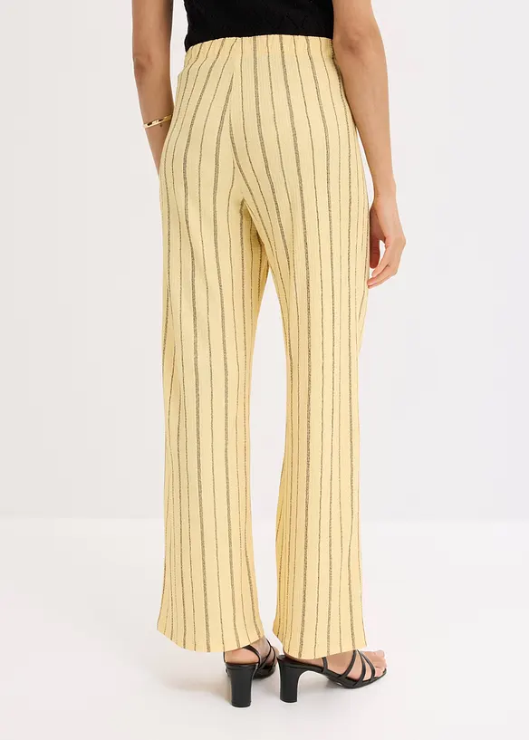 Slip on-bukse av strukturert jersey, bonprix