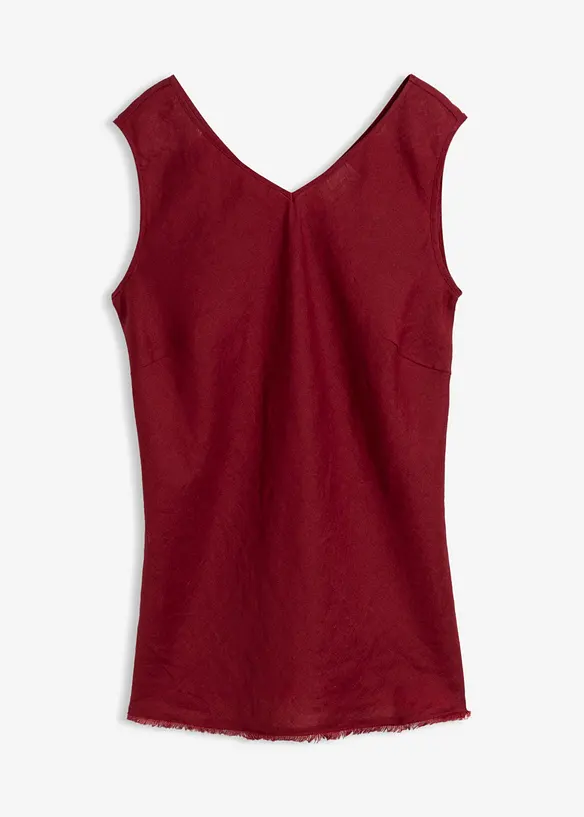 Singlet i 100% lin, bonprix