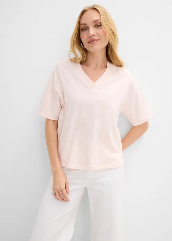 Oversized T-skjorte i 100% &oslash;kologisk bomull, bonprix