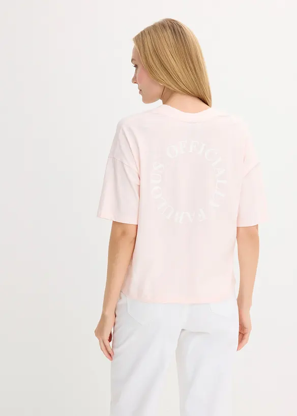 Oversized T-skjorte i 100% &oslash;kologisk bomull, bonprix