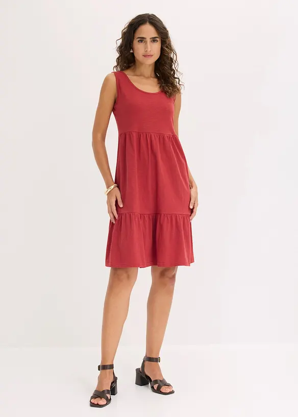 Jerseykjole i 100% bomull, bonprix