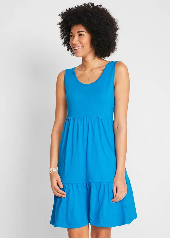 Jerseykjole i 100% bomull, bonprix