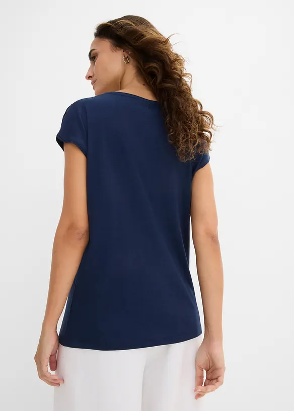 Topp i boxy-modell, kortermet, bonprix