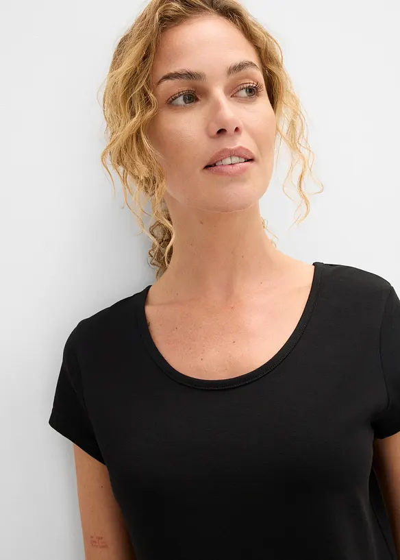 Figurn&aelig;r T-skjorte, bonprix