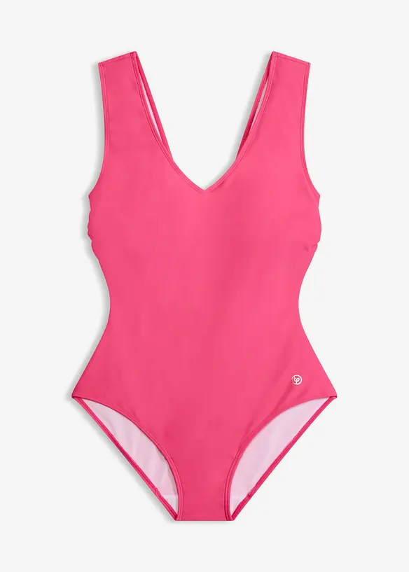 Medium shape badedrakt med V-hals, bonprix